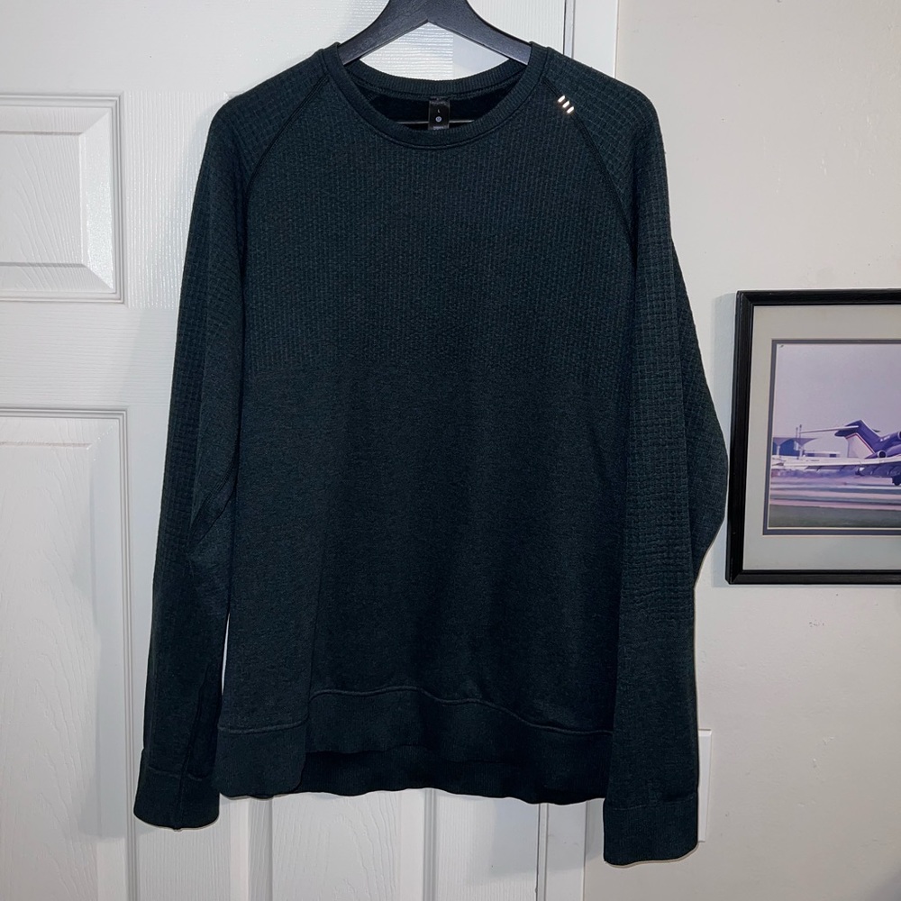 Lululemon Engineered Warmth Long-Sleeve Crew Green Large
